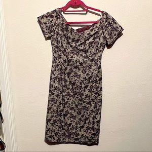 ZARA off the shoulder floral print dress